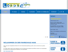Tablet Screenshot of fahrschule-haas.at
